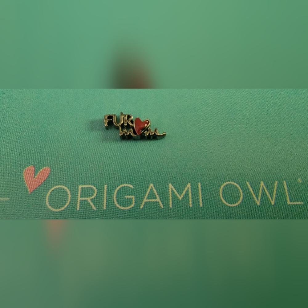 Origami Owl "fur mom" charm